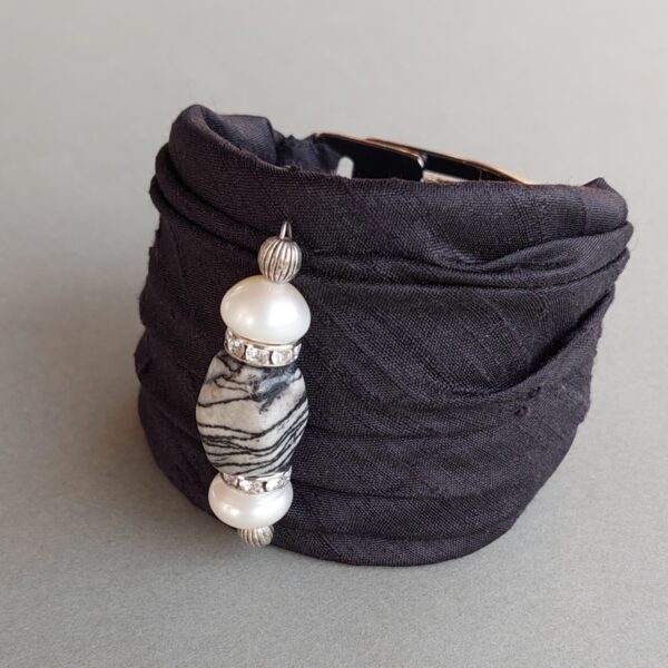 Bespoke order black silk