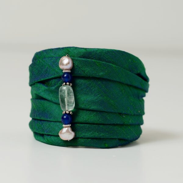 Shot silk bracelet