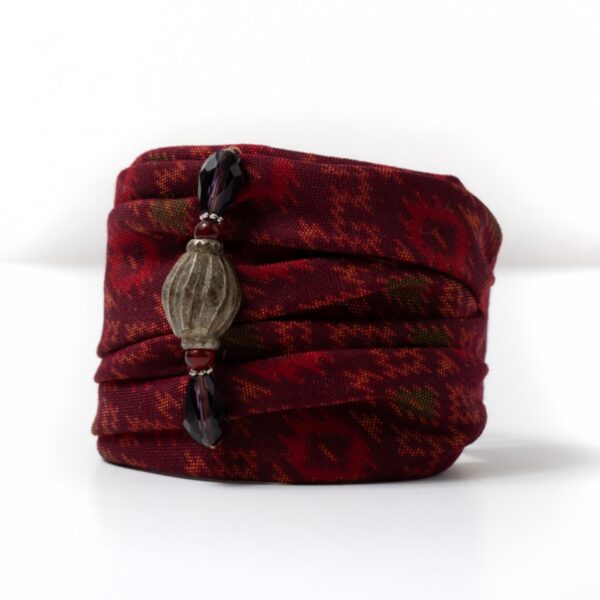 Ikat silk bracelet