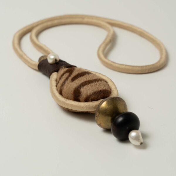 Calf hair pendant
